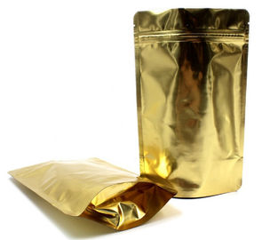O empacotamento Resealable de alumínio dourado ensaca a prova do cheiro para o cofre forte do incenso do cânhamo/especiaria